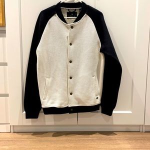 Brand new. Never worn Scotch and Soda varsity jacket.